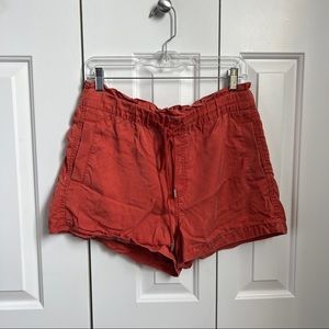 LOFT Pull On Shorts - Petite Medium, Rust (orange/red)